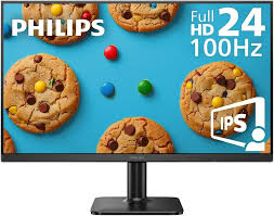 PHILIPS 24E2N1100B New 24 inch IPS Full HD (1920 x 1080) 100Hz Monitor, VESA, HDMI x1, VGA Port x1, Eye Care